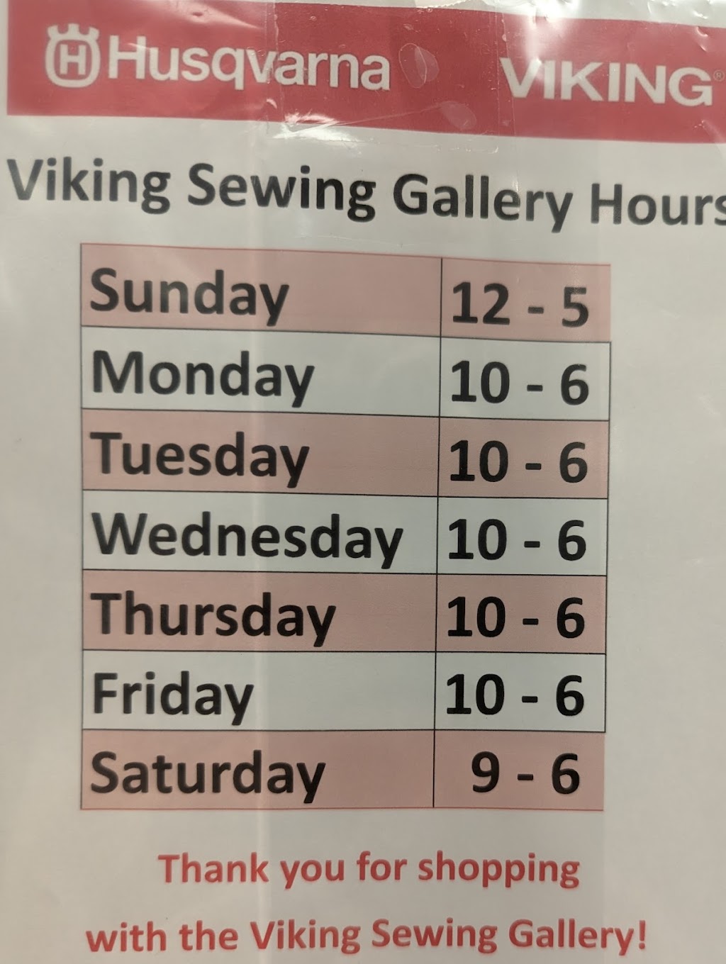 Viking Sewing Gallery | 5487 Dressler Rd NW, North Canton, OH 44720, USA | Phone: (330) 494-2810