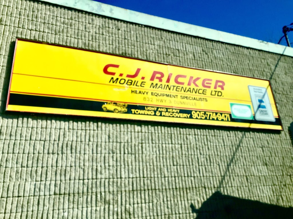 C J Ricker Mobile Maintenance Ltd. | 211 Park Ave E, Dunnville, ON N1A 2W4, Canada | Phone: (905) 774-9471