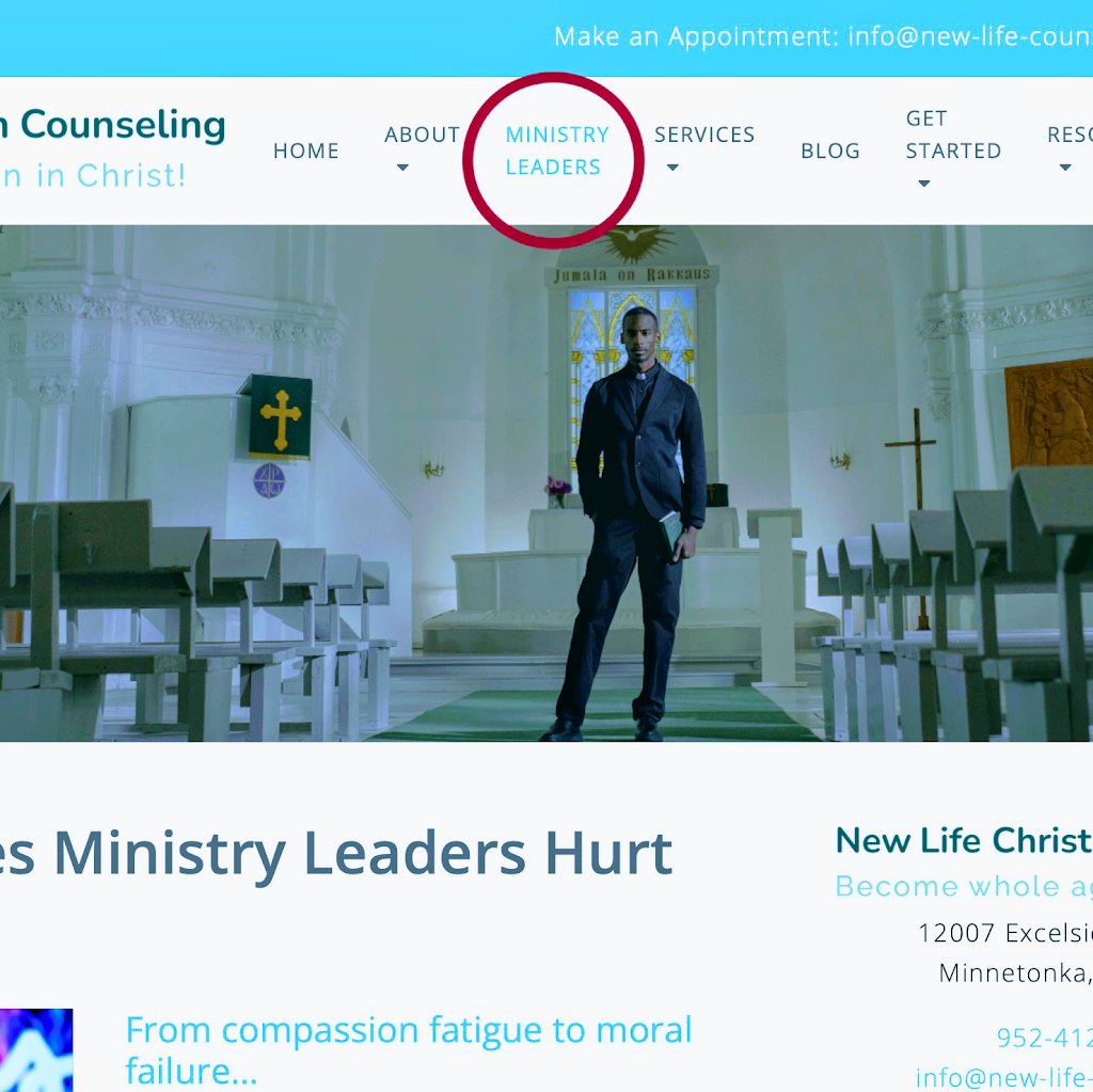 New Life Christian Counseling | 12007 Excelsior Blvd, Minnetonka, MN 55343, USA | Phone: (952) 412-5992