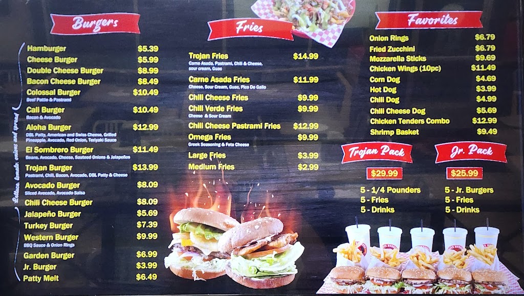 Troys Burgers | 4750 Riverside Dr, Chino, CA 91710, USA | Phone: (909) 627-6622