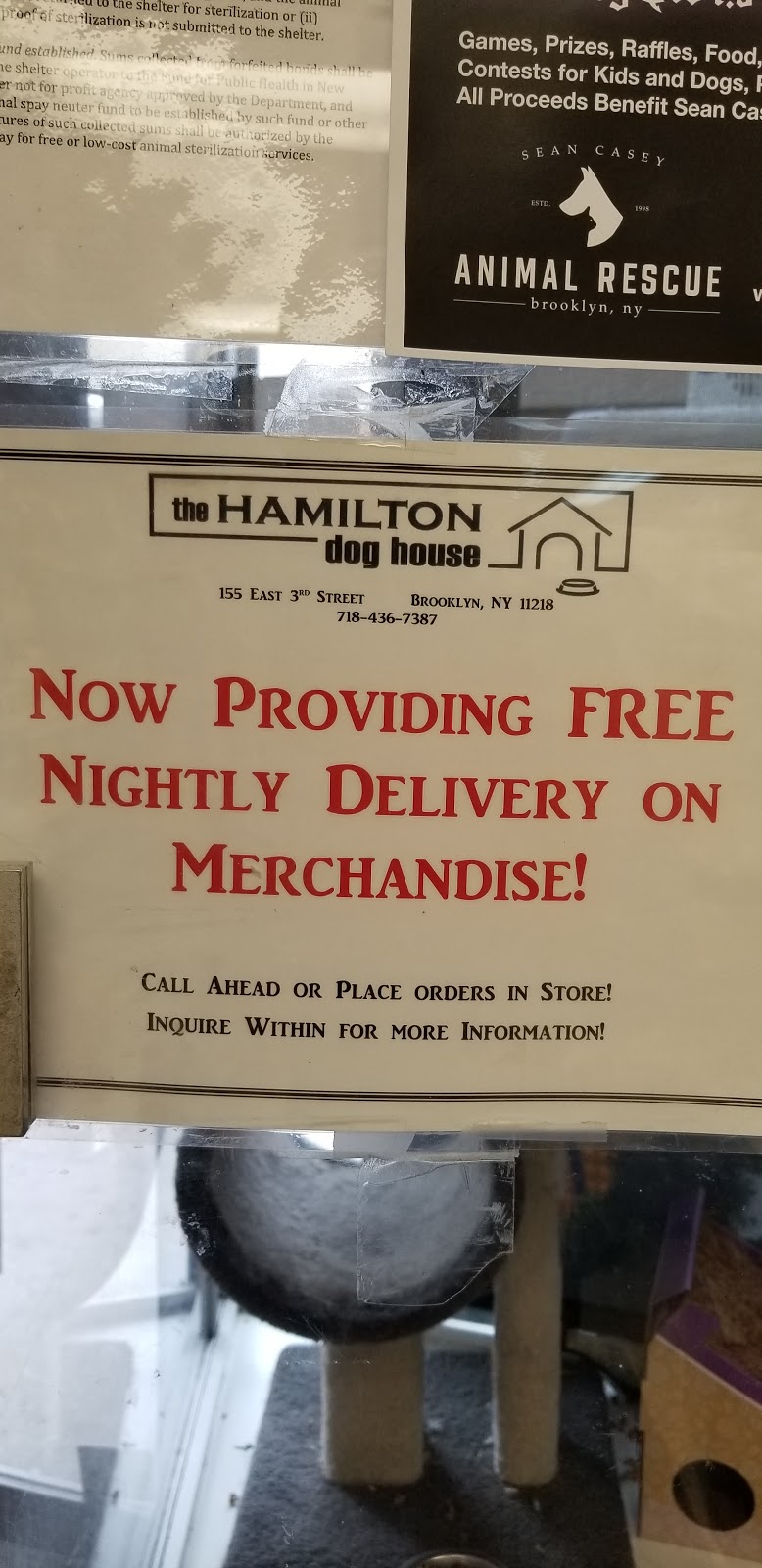 The Hamilton Dog House | 155 E 3rd St, Brooklyn, NY 11218, USA | Phone: (718) 436-7387