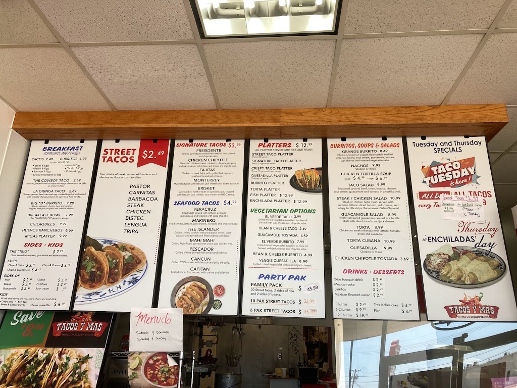 Tacos Y Mas - Lewisville | 1297 Justin Rd, Lewisville, TX 75077, USA | Phone: (469) 630-0025