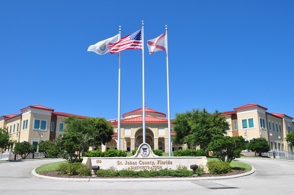 St. Johns County Government | 500 San Sebastian View, St. Augustine, FL 32084, USA | Phone: (904) 209-0655