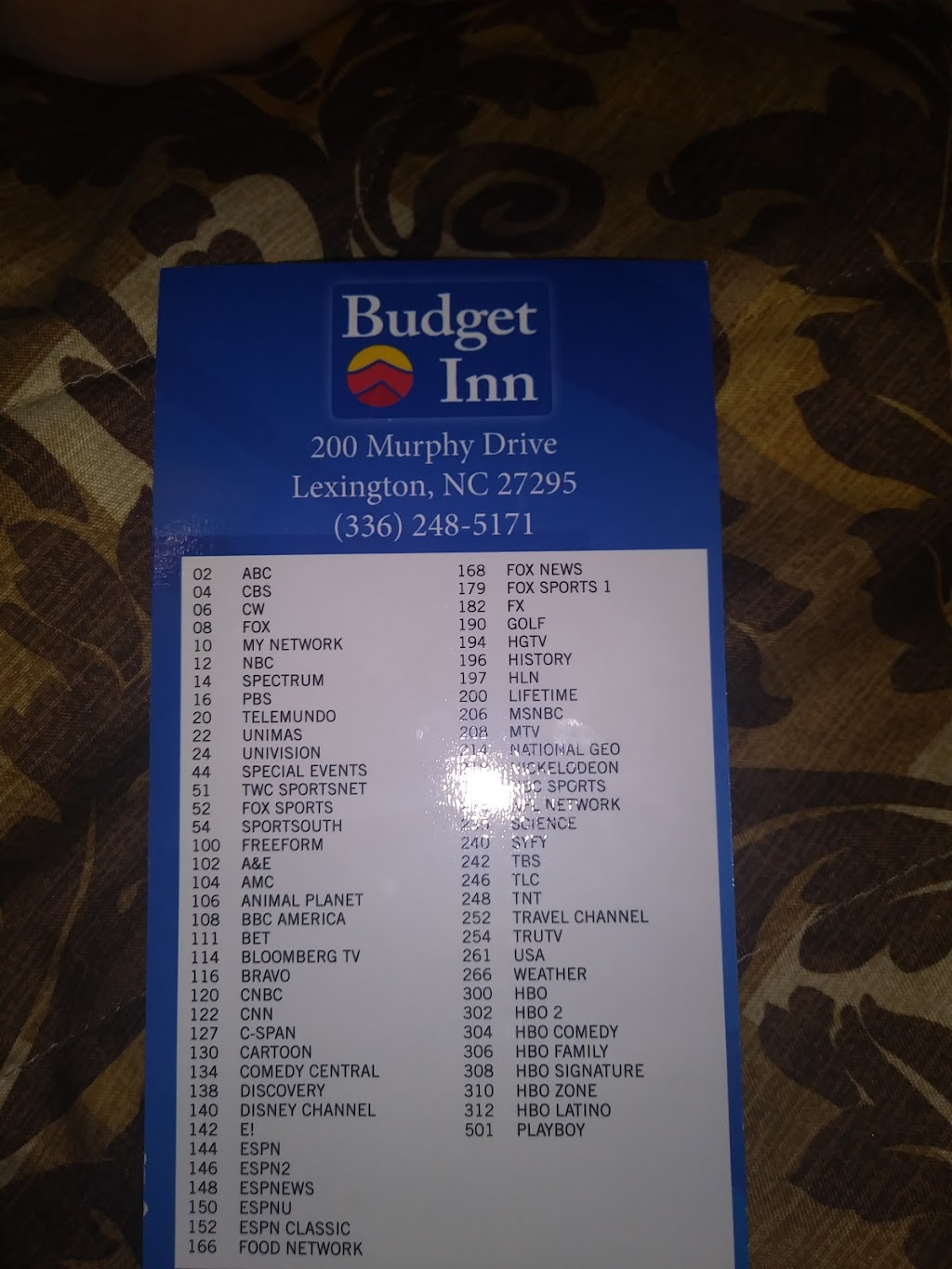 Budget Inn | 200 Murphy Dr, Lexington, NC 27295, USA | Phone: (336) 248-5171