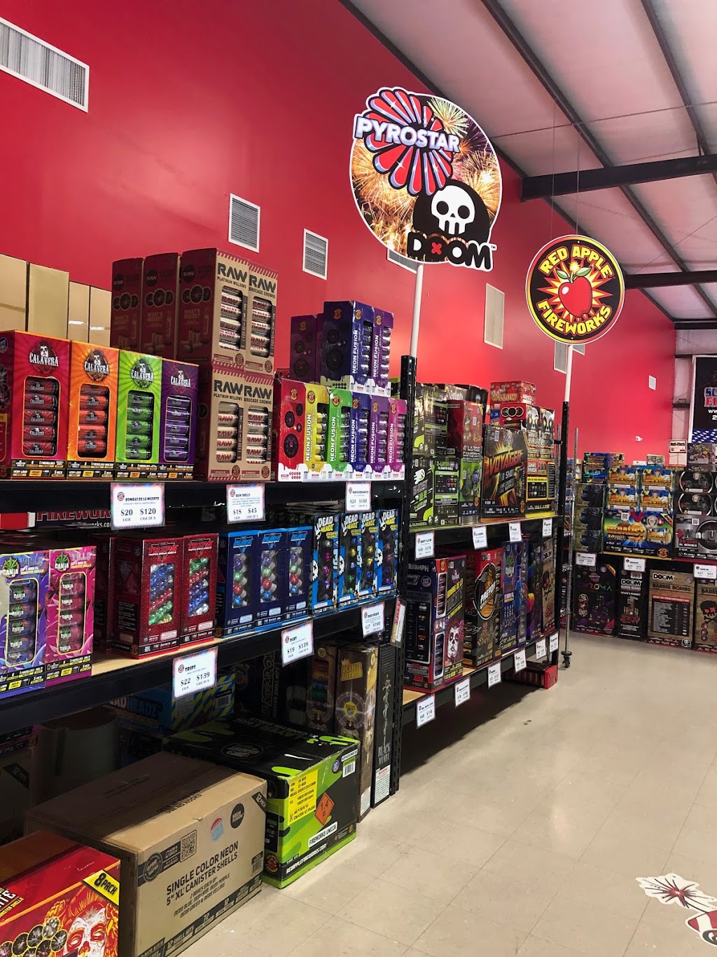 Super Show Fireworks | 5859 Service Rd, Birmingham, AL 35235, USA | Phone: (205) 661-3991