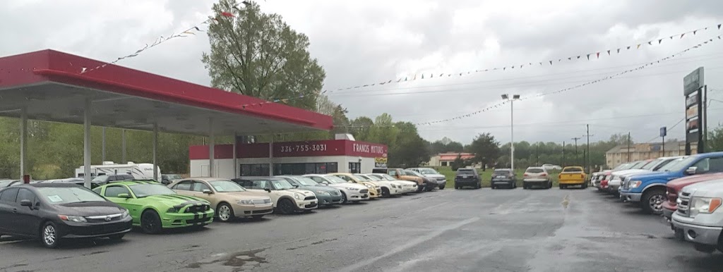 Francis Motors | 1316 Carter St, Mt Airy, NC 27030, USA | Phone: (336) 755-3031