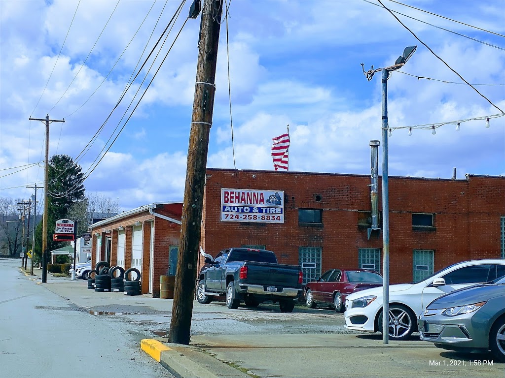 Behanna Auto & Tire | 189 Main St, New Eagle, PA 15067, USA | Phone: (724) 258-8834