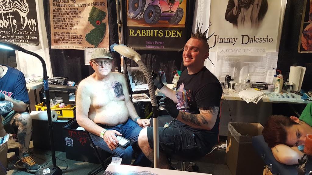 Rabbits Den Tattoo and Piercing Parlor | 120 N Main St Suite #201, Milltown, NJ 08850, USA | Phone: (732) 543-0500