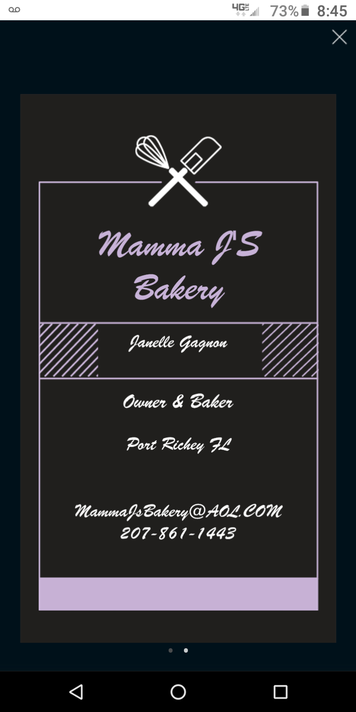 Mamma Js Bakery | 7315 Vienna Ln, Port Richey, FL 34668, USA | Phone: (207) 861-1443
