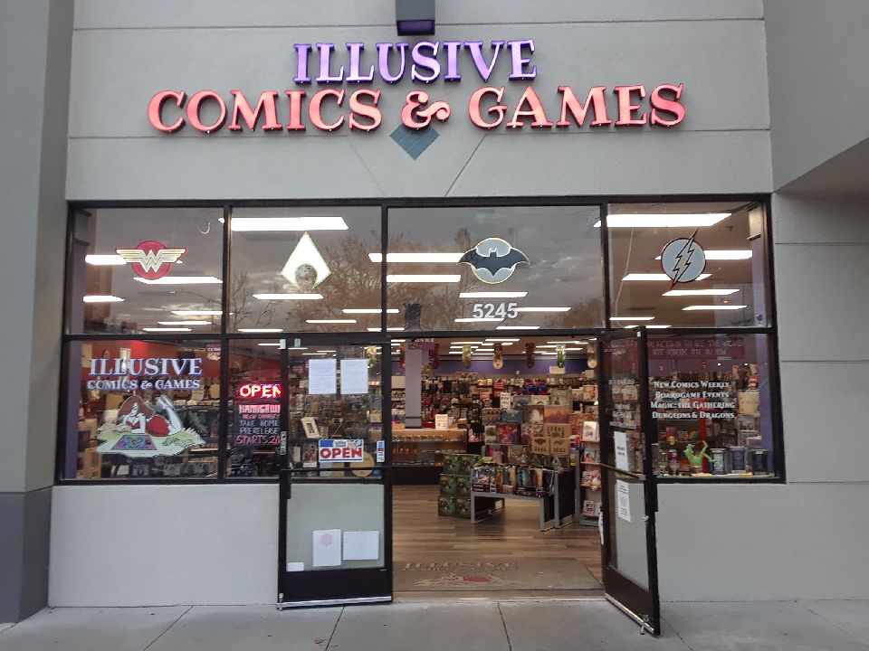 Illusive Comics & Games | 5245 Stevens Creek Blvd, Santa Clara, CA 95051, USA | Phone: (408) 985-7655