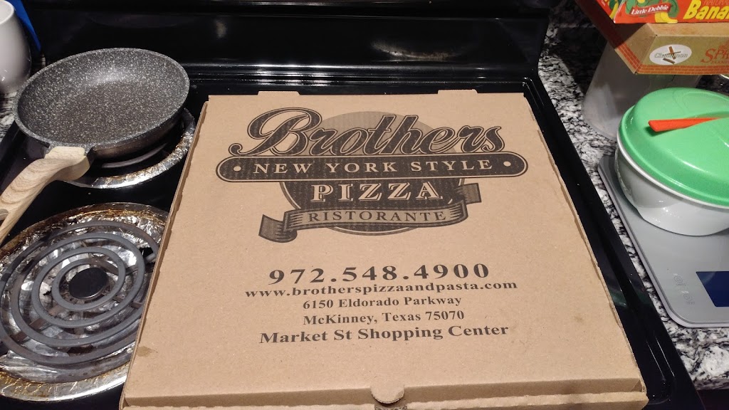 Brothers Pizza | 6150 Eldorado Pkwy #180, McKinney, TX 75070, USA | Phone: (972) 548-4900