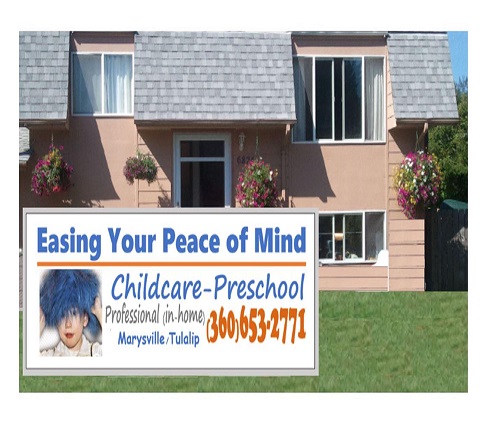 Easing Your Peace of Mind Childcare-Preschool | 6824 19th Dr NE, Tulalip, WA 98271, USA | Phone: (360) 653-2771