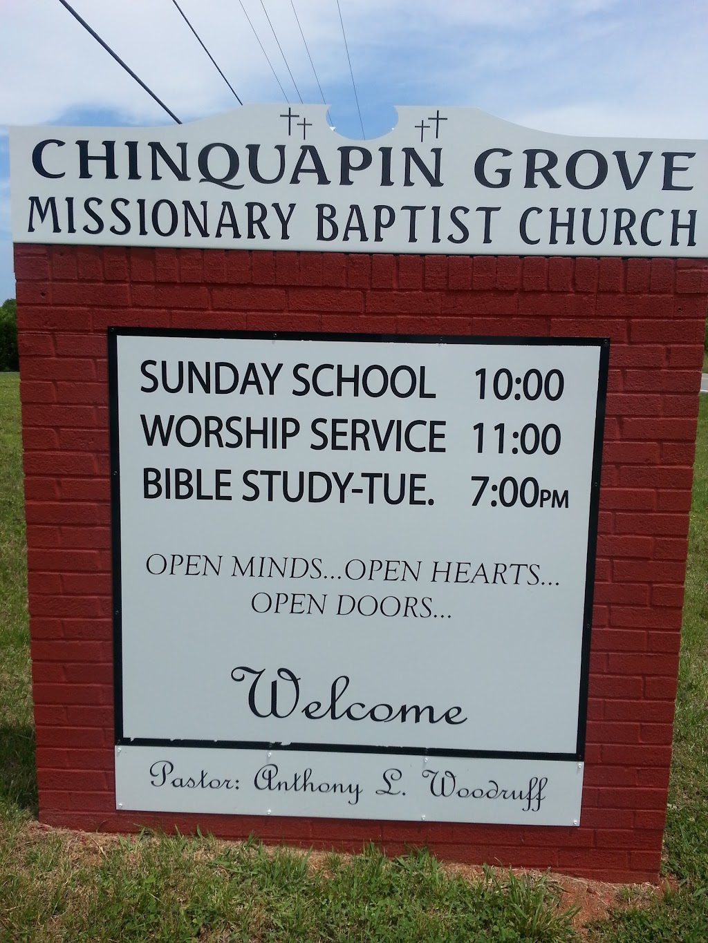 Chinquapin Grove Baptist Church | 4462 NC-801, Mocksville, NC 27028, USA | Phone: (336) 998-3362