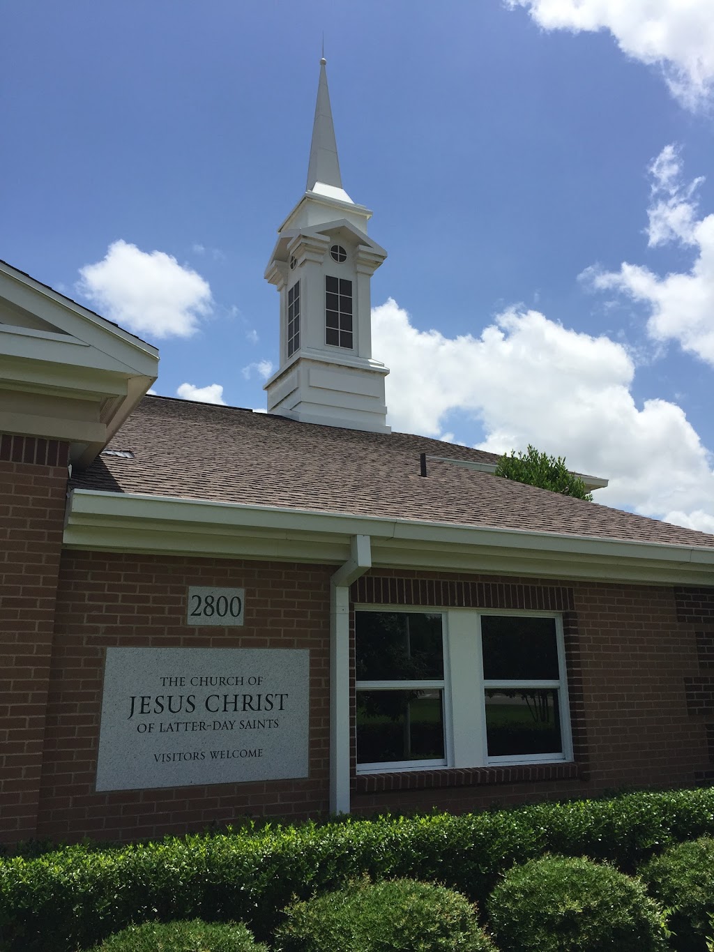 The Church of Jesus Christ of Latter-day Saints | 2800 North Dr, Taylor, TX 76574, USA | Phone: (512) 626-3647