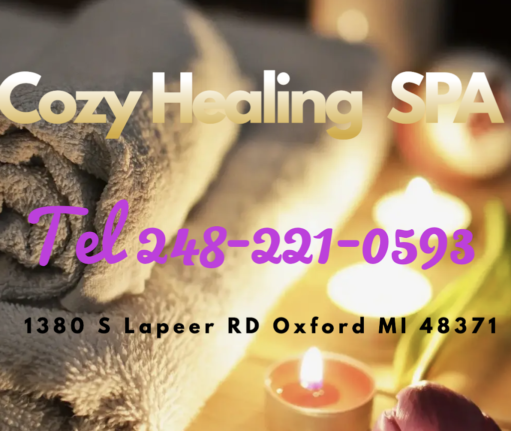 Cozy Healing SPA | 1380 S Lapeer Rd, Oxford, MI 48371, USA | Phone: (248) 221-0593