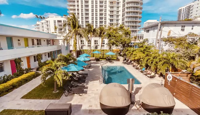 Nobleton Hotel | 2908 Bayshore Dr, Fort Lauderdale, FL 33304, USA | Phone: (954) 995-9229