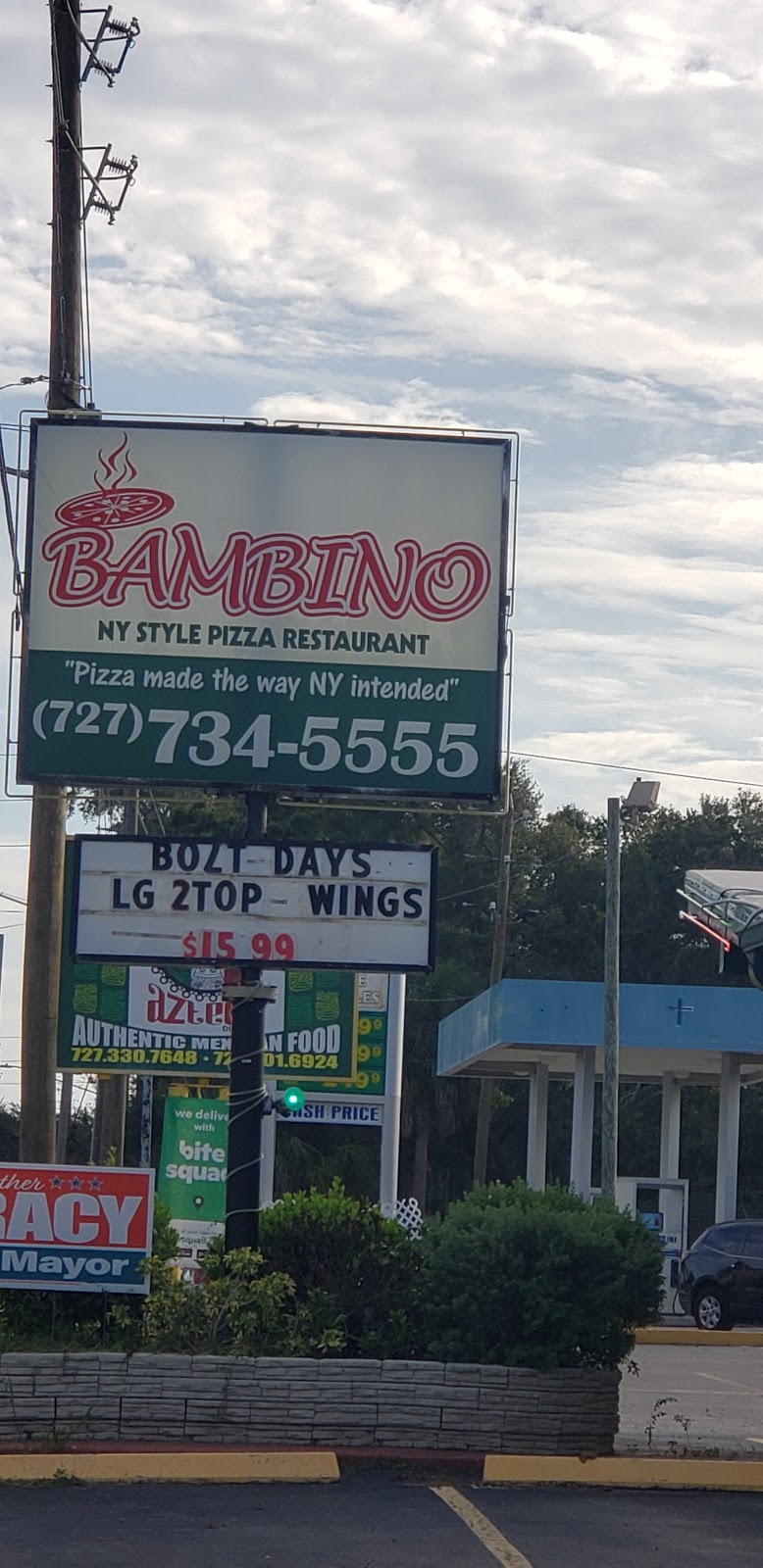 Bambino Pizza | 2028 Bayshore Blvd, Dunedin, FL 34698, USA | Phone: (727) 734-5555