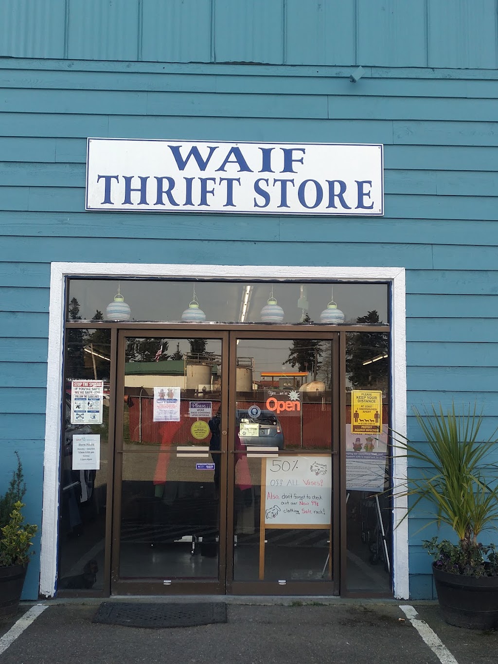 WAIF Thrift Store | 1660 Roberta Ave, Freeland, WA 98249, USA | Phone: (360) 678-8935