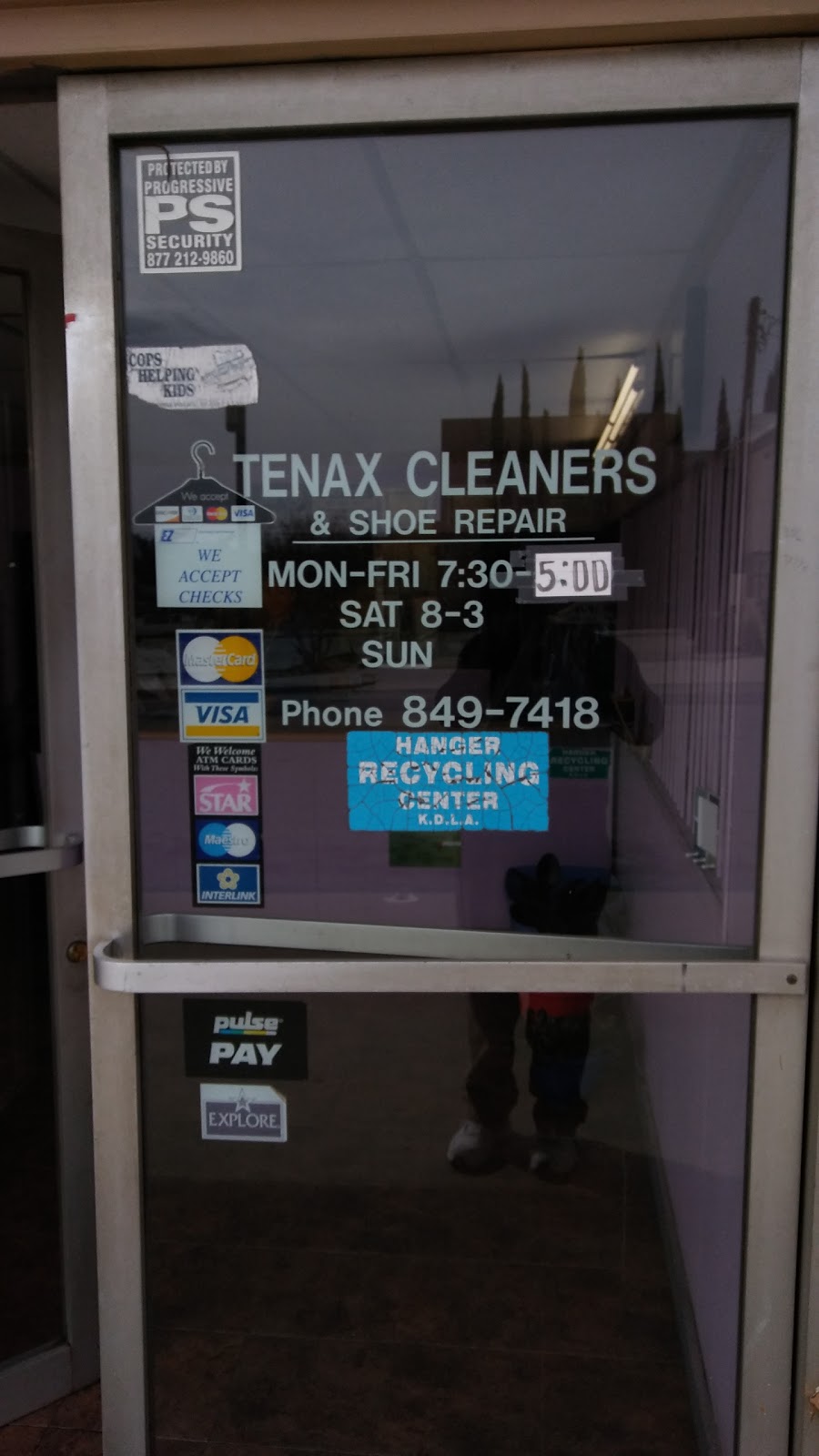 Tenax Dry Cleaners | 57 S 2nd St, Banning, CA 92220, USA | Phone: (951) 849-7418