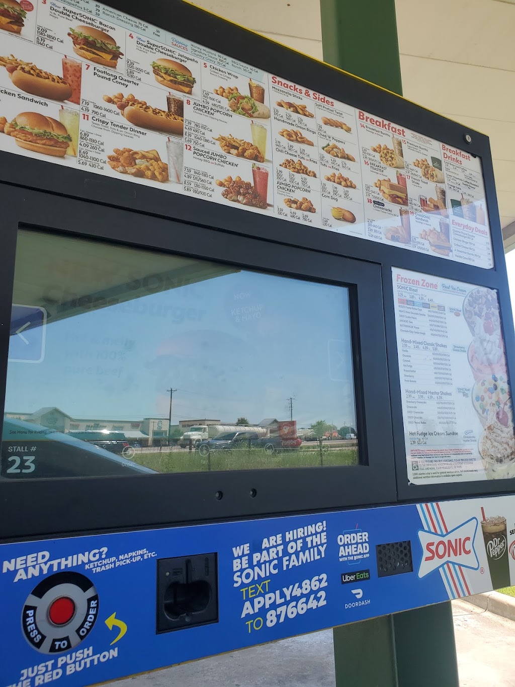 Sonic Drive-In | 11601 US-380, Cross Roads, TX 76227, USA | Phone: (940) 365-5824