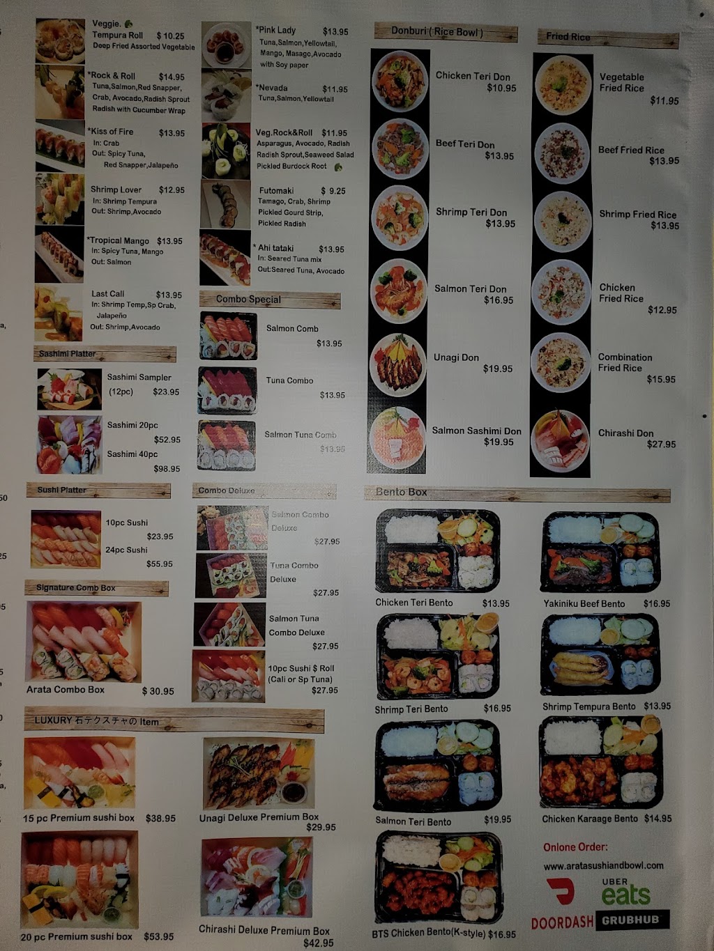 arata sushi & bowl | 3250 N Tenaya Wy ste 99, Las Vegas, NV 89129, USA | Phone: (702) 878-0100