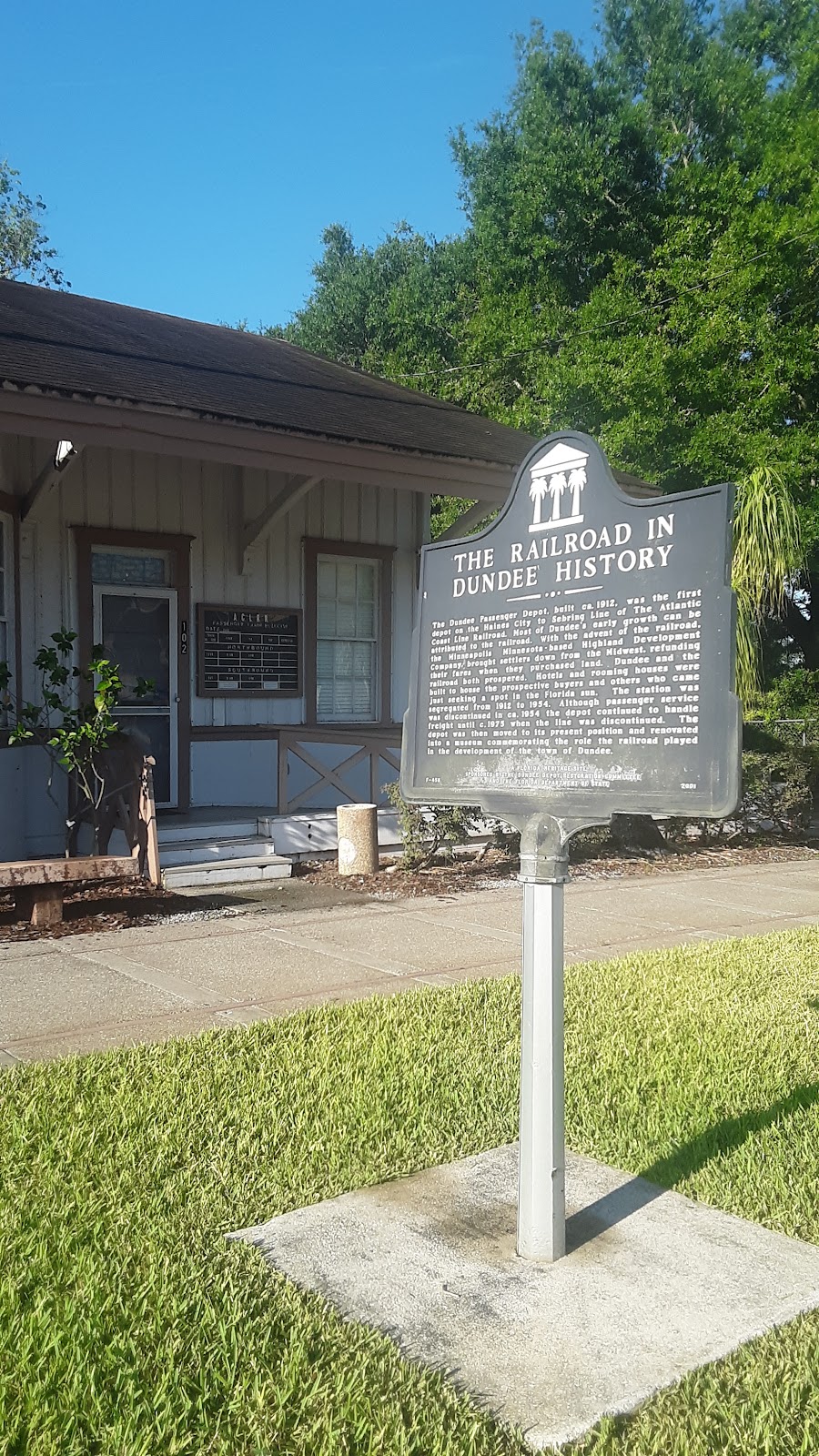 Margaret Kampsen Historic Depot | 103 Main St, Dundee, FL 33838, USA | Phone: (863) 419-3145