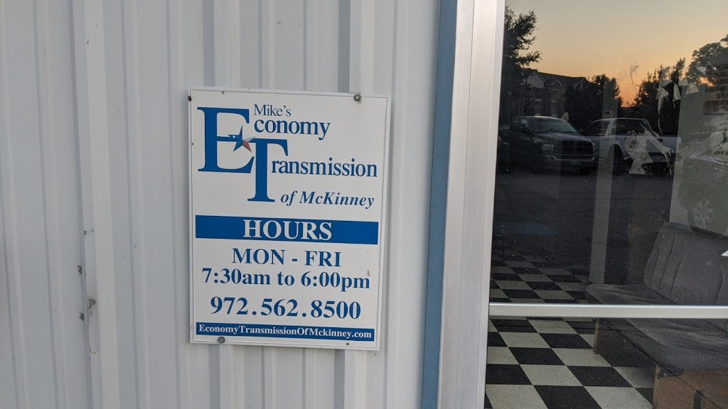 Mikes Economy Transmission | 1450 S McDonald St, McKinney, TX 75069, USA | Phone: (972) 562-8500