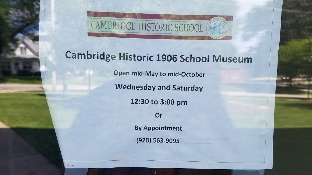 Cambridge Historic School Museum | 211 South St, Cambridge, WI 53523, USA | Phone: (920) 563-9095