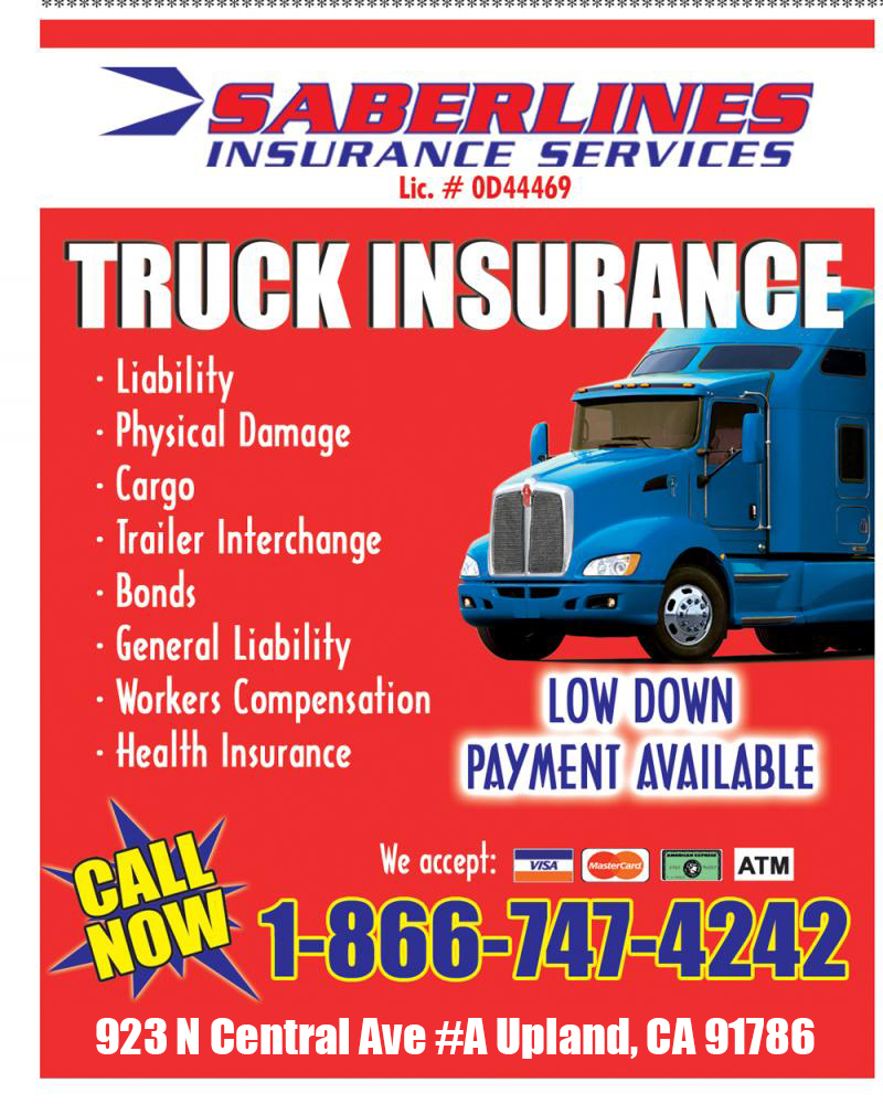 Saberlines Insurance Services | 923-A N Central Ave, Upland, CA 91786, USA | Phone: (866) 747-4242 ext. 1