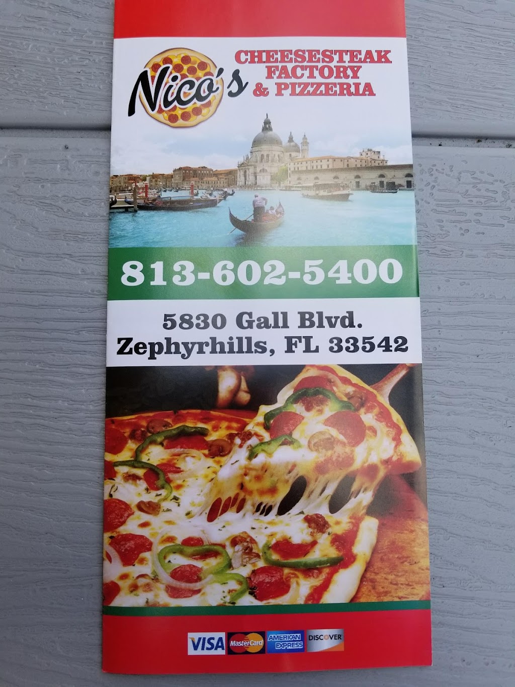 Nicos Cheesesteaks & Pizzeria | 5830 Gall Blvd, Zephyrhills, FL 33542, USA | Phone: (813) 602-5400