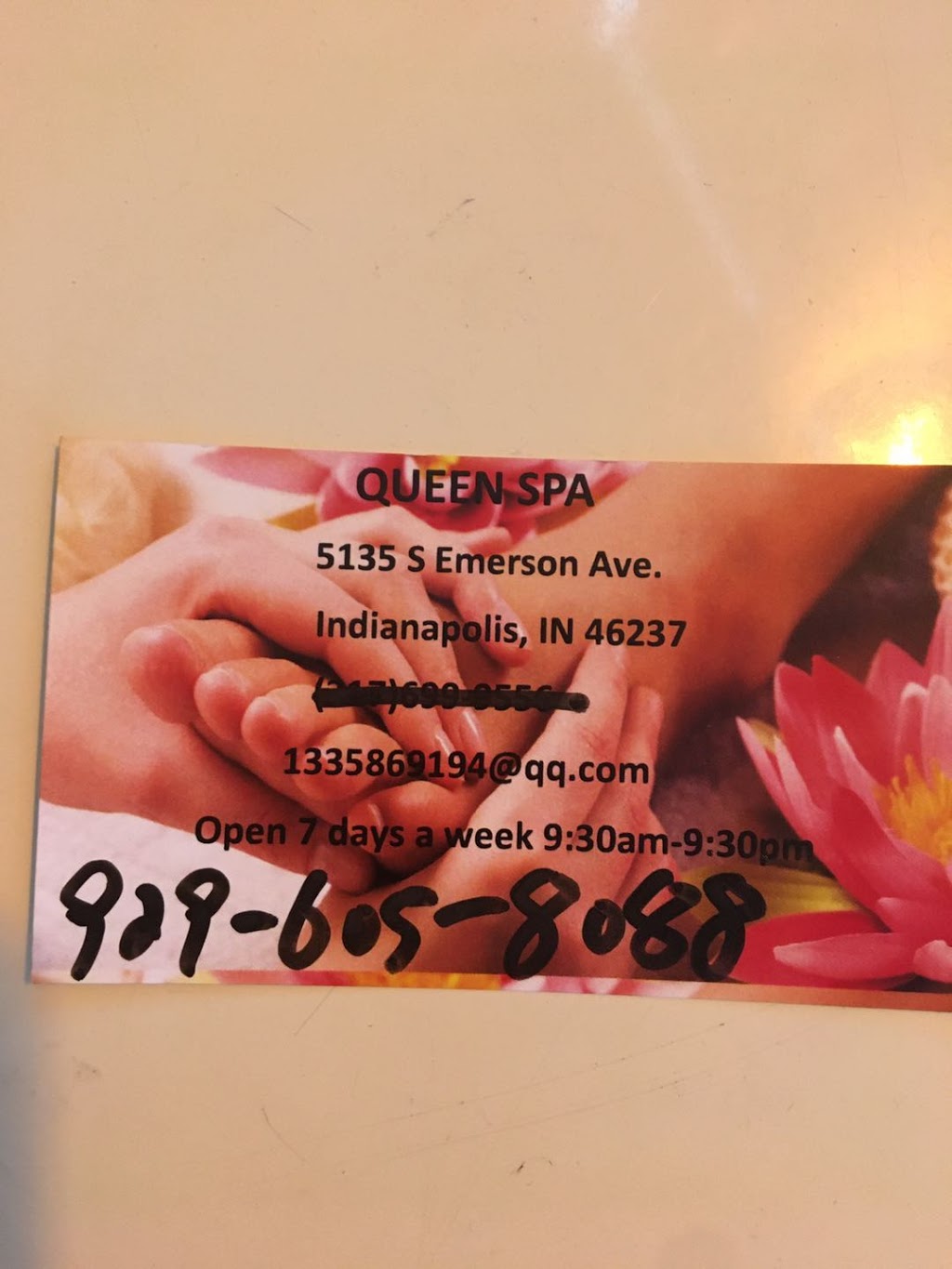 Queen Spa | 5135 S Emerson Ave, Indianapolis, IN 46237, USA | Phone: (929) 605-8088