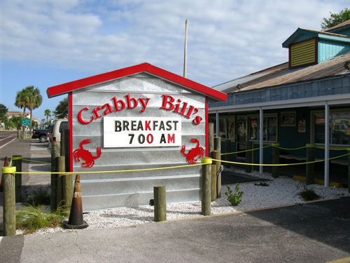 The Original Crabby Bills | 401 Gulf Blvd, Indian Rocks Beach, FL 33785, USA | Phone: (727) 595-4825