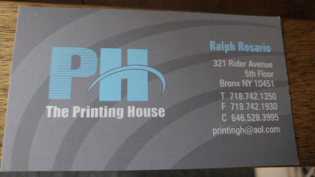 Printing House | 321 Rider Ave, Bronx, NY 10451, USA | Phone: (718) 742-1350