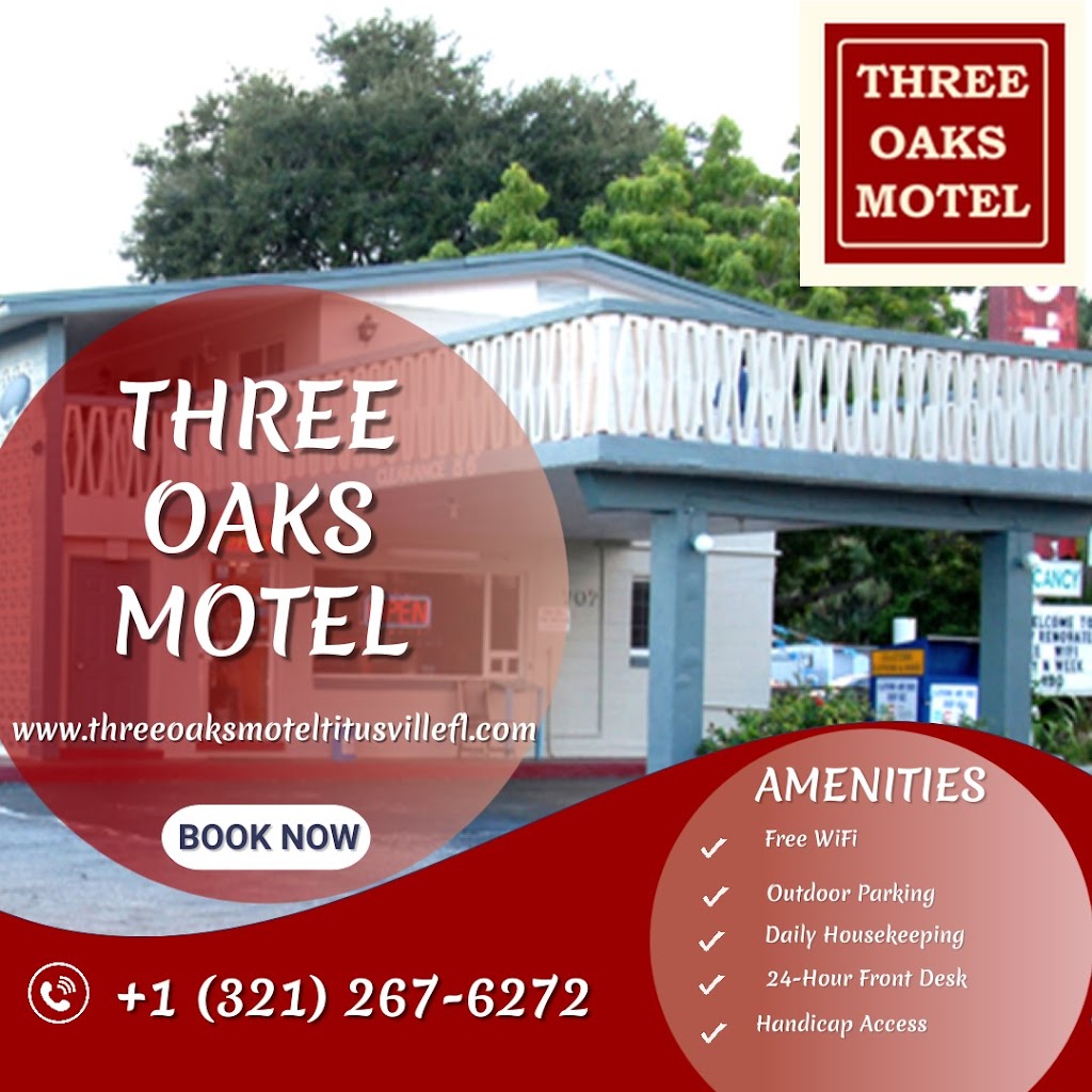 Three Oaks Motel | 707 S Hopkins Ave, Titusville, FL 32780, USA | Phone: (321) 267-6272