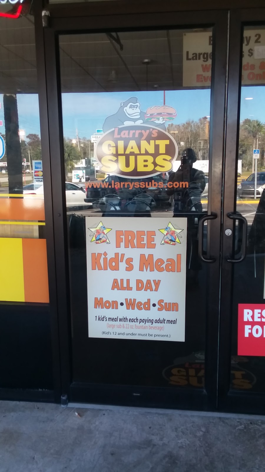 Larrys Giant Subs | 1401 S Orange Ave Unit 1401, Green Cove Springs, FL 32043, USA | Phone: (904) 284-7789