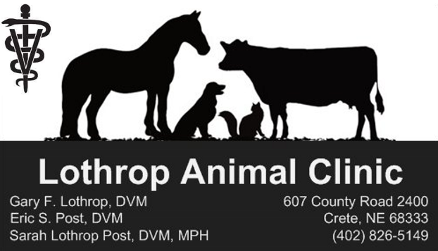 Lothrop Animal Clinic | 607 Co Rd 2400, Crete, NE 68333, USA | Phone: (402) 826-5149
