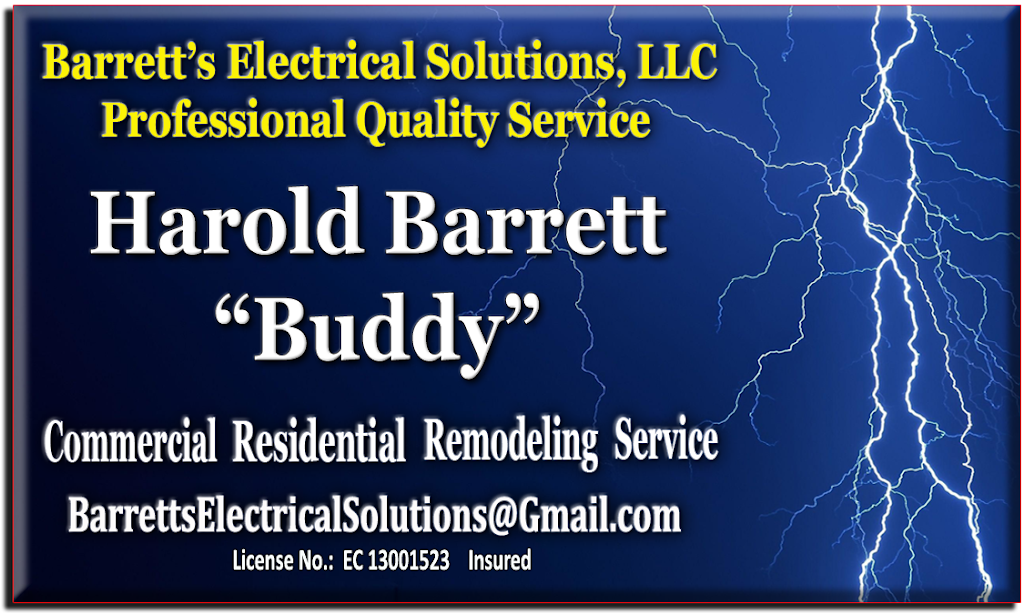 Barretts Electrical Solutions, LLC | 1312 Poplar Ave, Venice, FL 34285, USA | Phone: (941) 303-2293