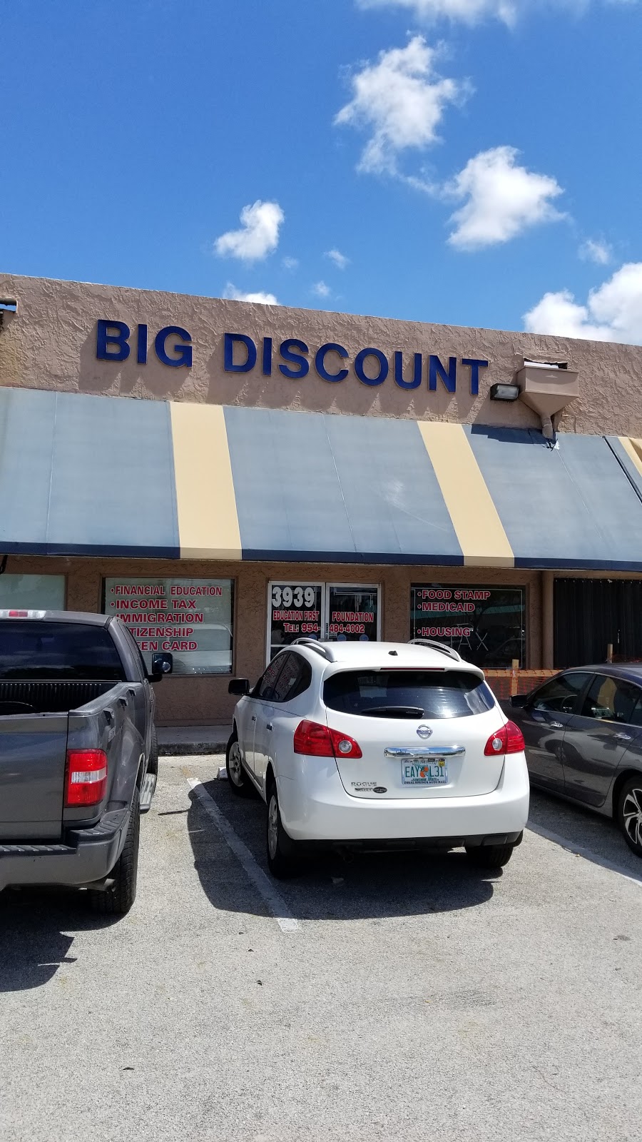 Big Discount LLC | 3939 NW 19th St, Lauderdale Lakes, FL 33311, USA | Phone: (954) 484-4002