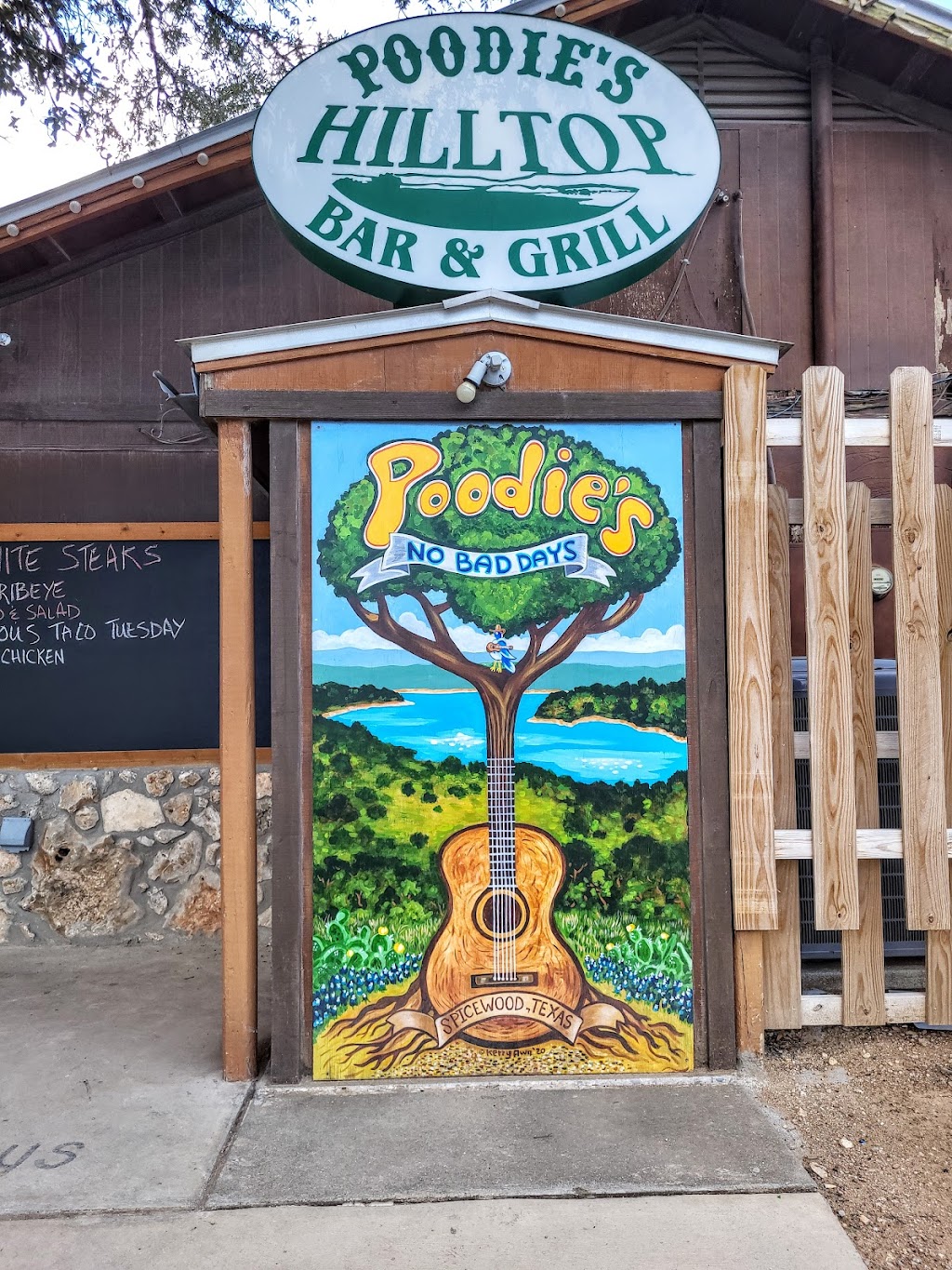Poodies Hilltop Roadhouse | 22308 State Hwy 71, Spicewood, TX 78669, USA | Phone: (512) 264-0318