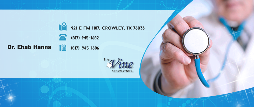 The Vine Medical Center & Sleep Lab | Crowley, TX | Hanna Ehab I MD | 921 E FM 1187 East, Suite A, Crowley, TX 76036, USA | Phone: (817) 945-1682