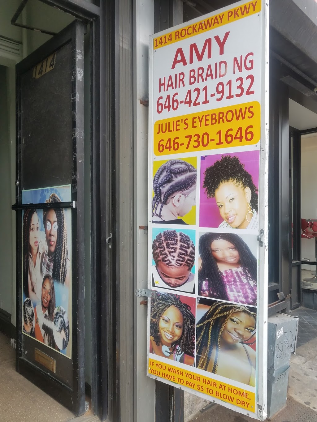 Amy Hair Braiding | 1414 Rockaway Pkwy, Brooklyn, NY 11236, USA | Phone: (646) 421-9132