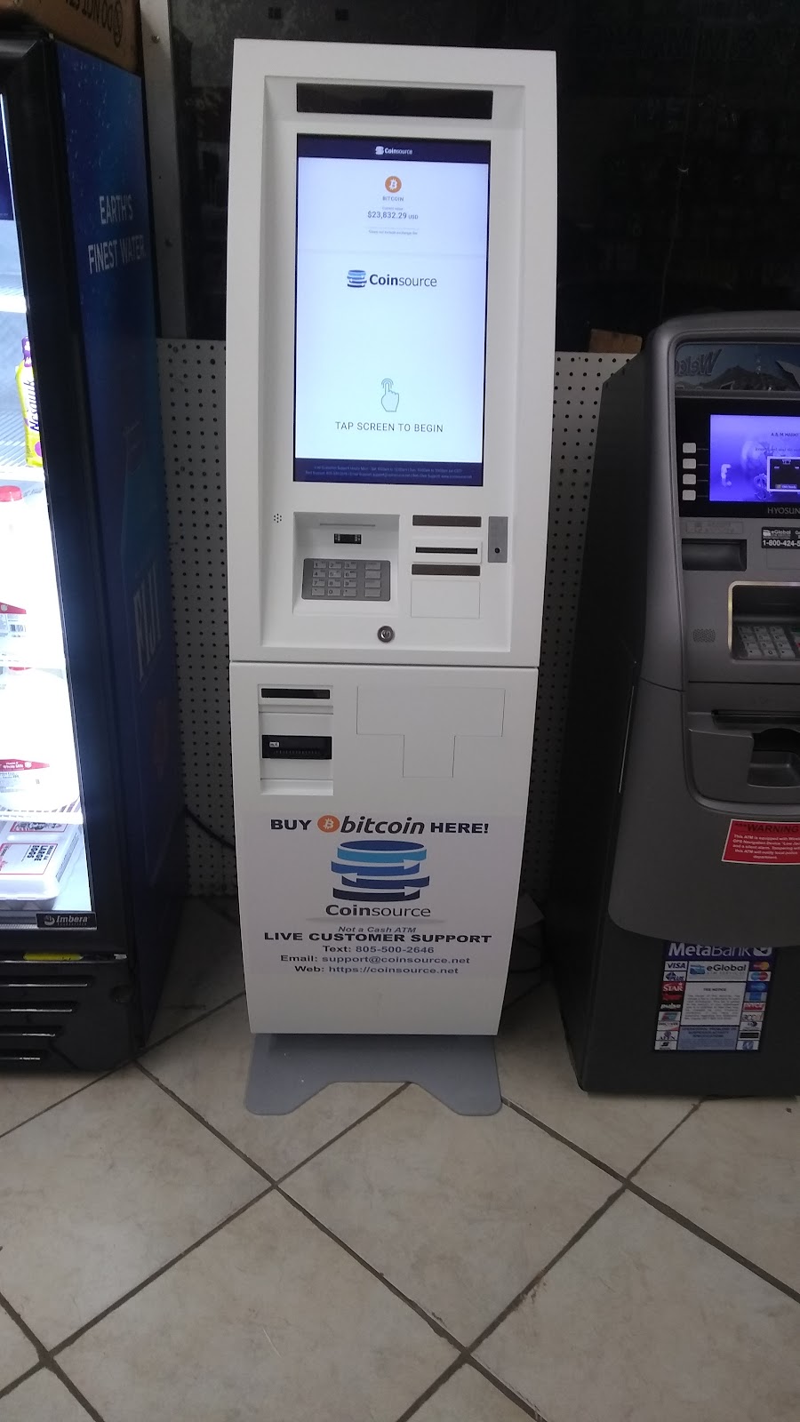 Coinsource Bitcoin ATM | 8601 E Main St, Mesa, AZ 85207, USA | Phone: (805) 500-2646