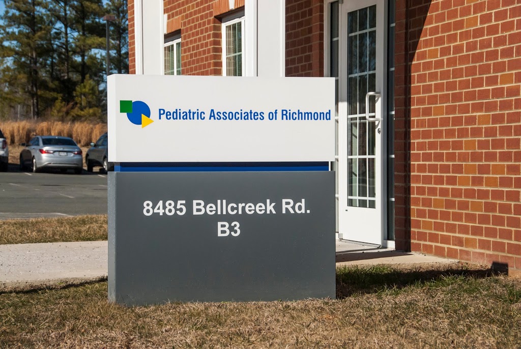 Pediatric Associates of Richmond | 8485 Bell Creek Rd #3, Mechanicsville, VA 23116, USA | Phone: (804) 282-4205