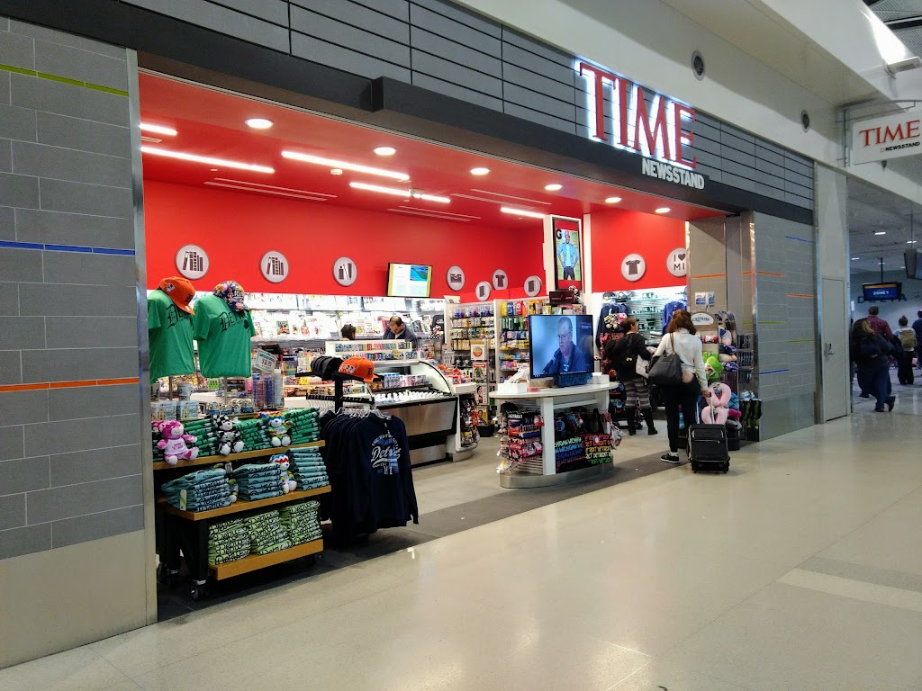 Time (Magazine) Newsstand | McNamara Terminal, Near Gate A45, Worldgateway Pl, Detroit, MI 48242, USA | Phone: (734) 941-4092