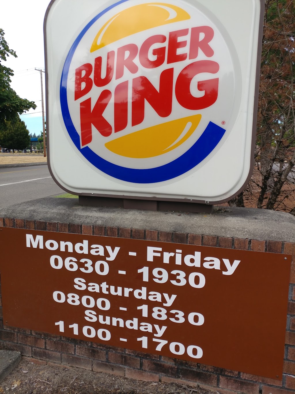 Burger King | McChord AFB, Tacoma, WA 98438, USA | Phone: (253) 582-1188