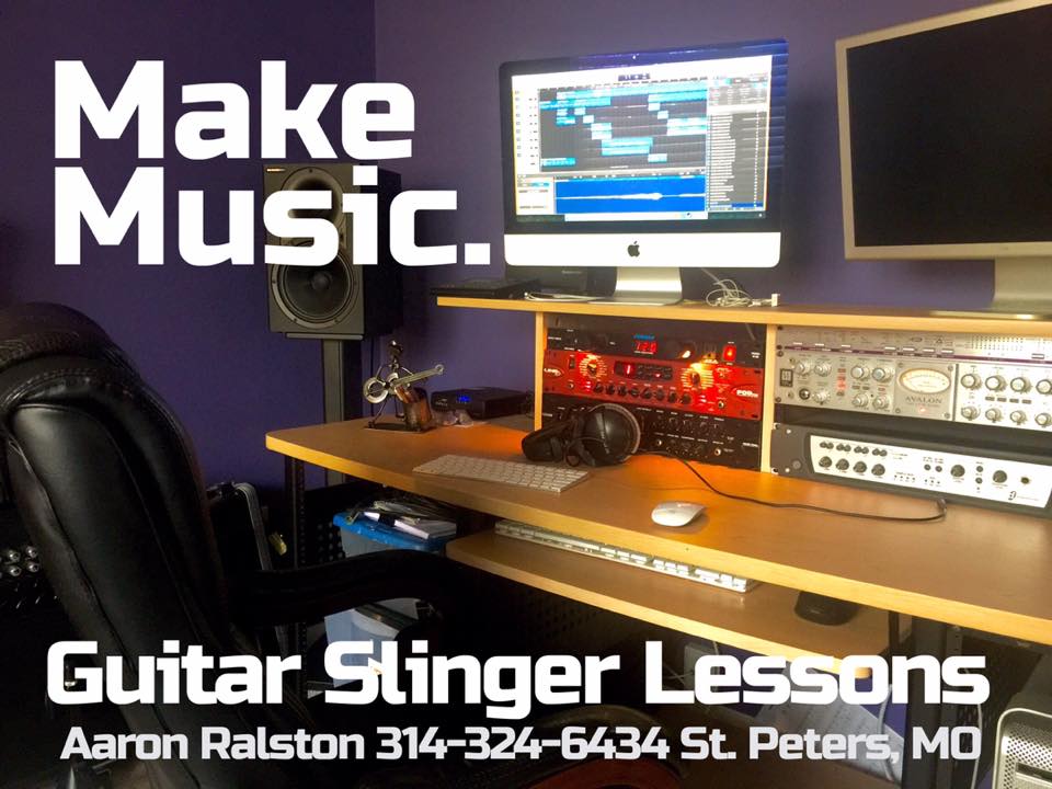 Guitar Slinger Lessons | 941 Wolfrum Glen Ct, St Peters, MO 63304, USA | Phone: (314) 324-6434