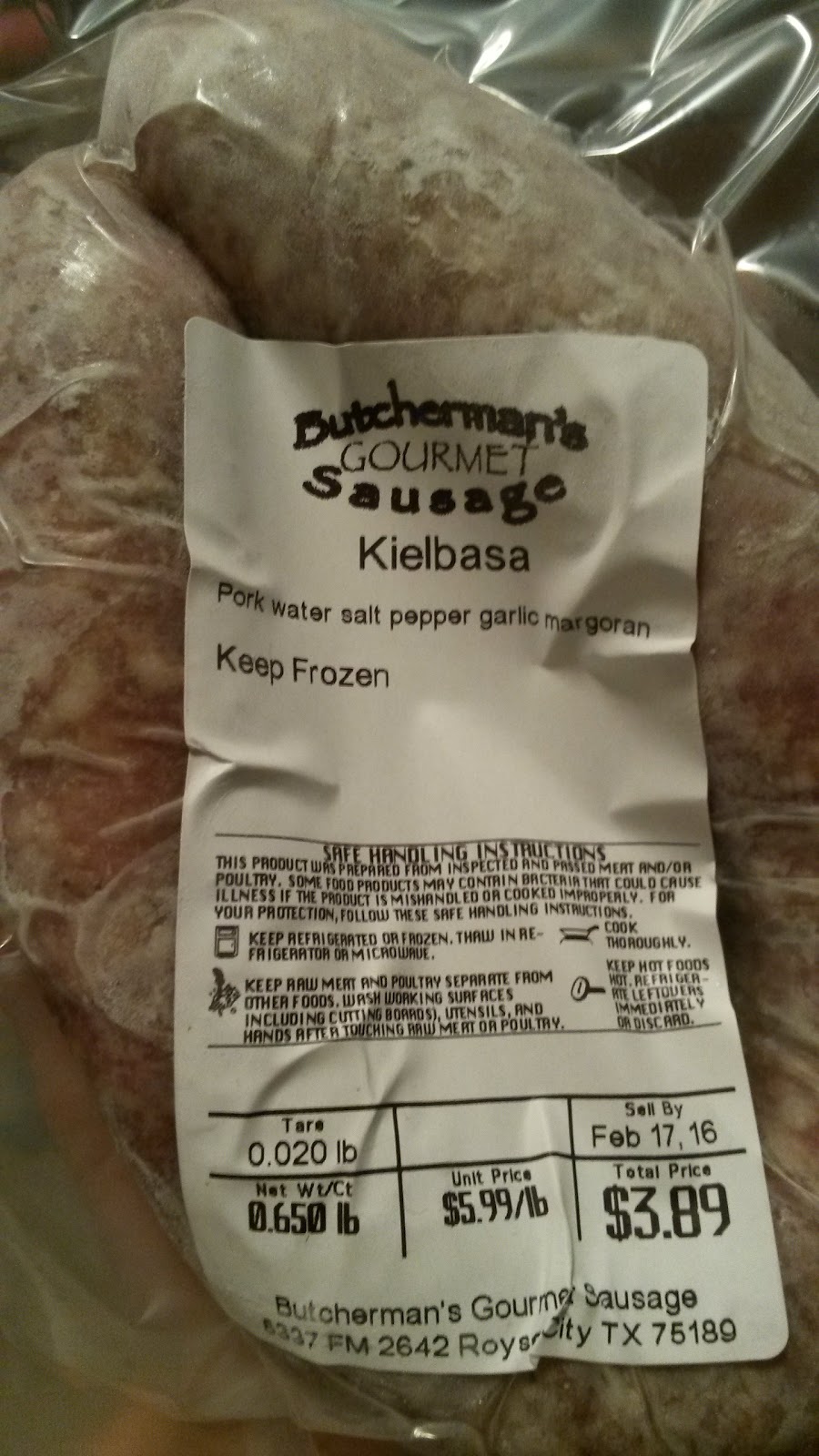 Butchermans Gourmet sausage | 5337 FM 2642, Royse City, TX 75189, USA | Phone: (469) 673-9433