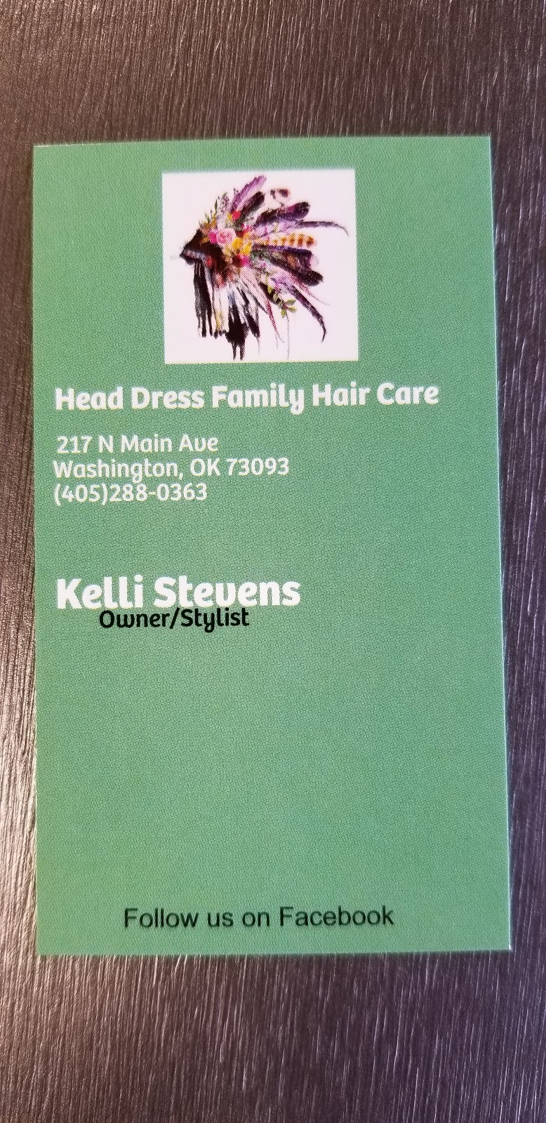 Head Dress Family Haircare | 217 Main St, Washington, OK 73093, USA | Phone: (405) 615-1361