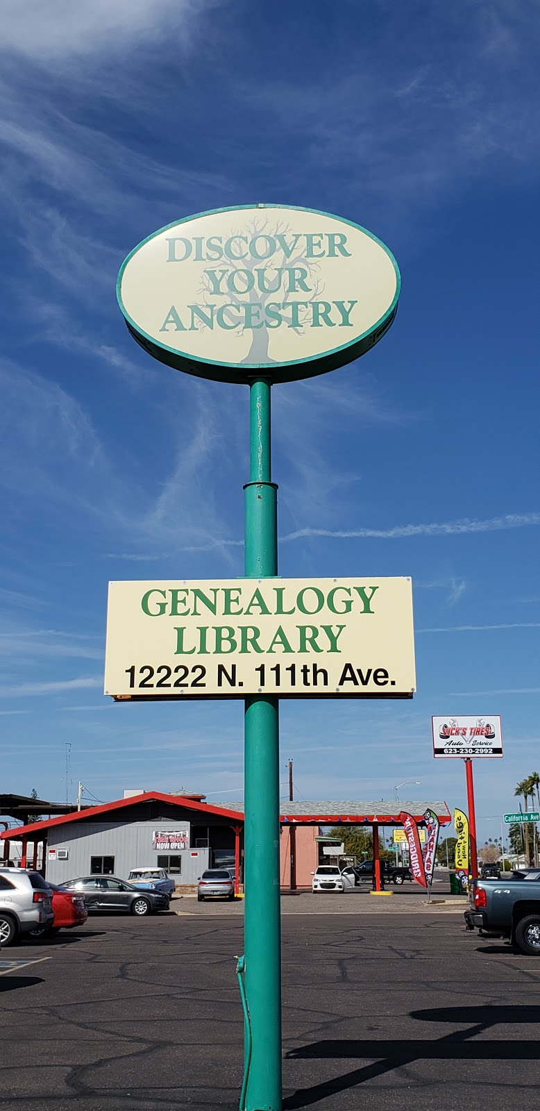 West Valley Genealogical Society Library | 12222 N 111th Ave, Youngtown, AZ 85363, USA | Phone: (623) 933-4945