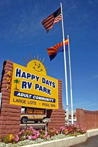 Happy Days RV Park | 451 N Meridian Dr, Apache Junction, AZ 85120, USA | Phone: (480) 982-4369